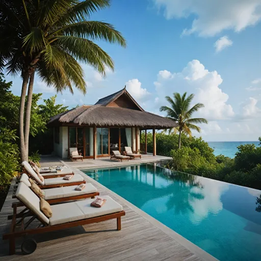 Maldives luxury beachfront villa booking: elevate your stay with private pools and panoramic views