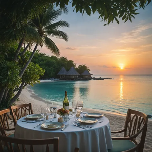 Culinary inspirations for luxury and premium hotel booking websites in the Maldives