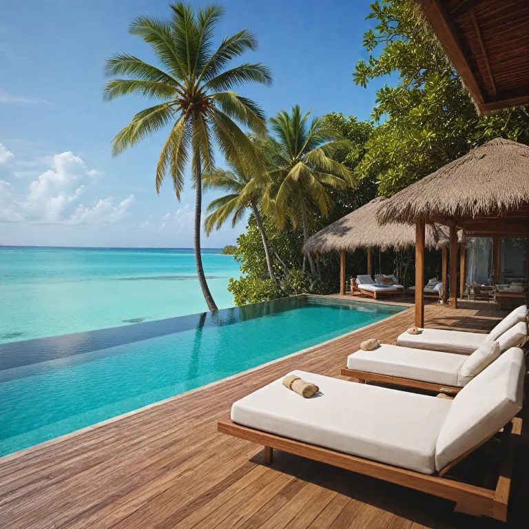 Maldive resort with private pool escapes for refined island living