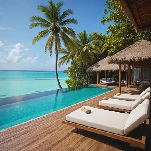 Maldive resort with private pool escapes for refined island living