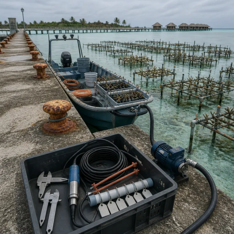 The scientists trying to outpace bleaching: inside the Maldives' own coral nursery